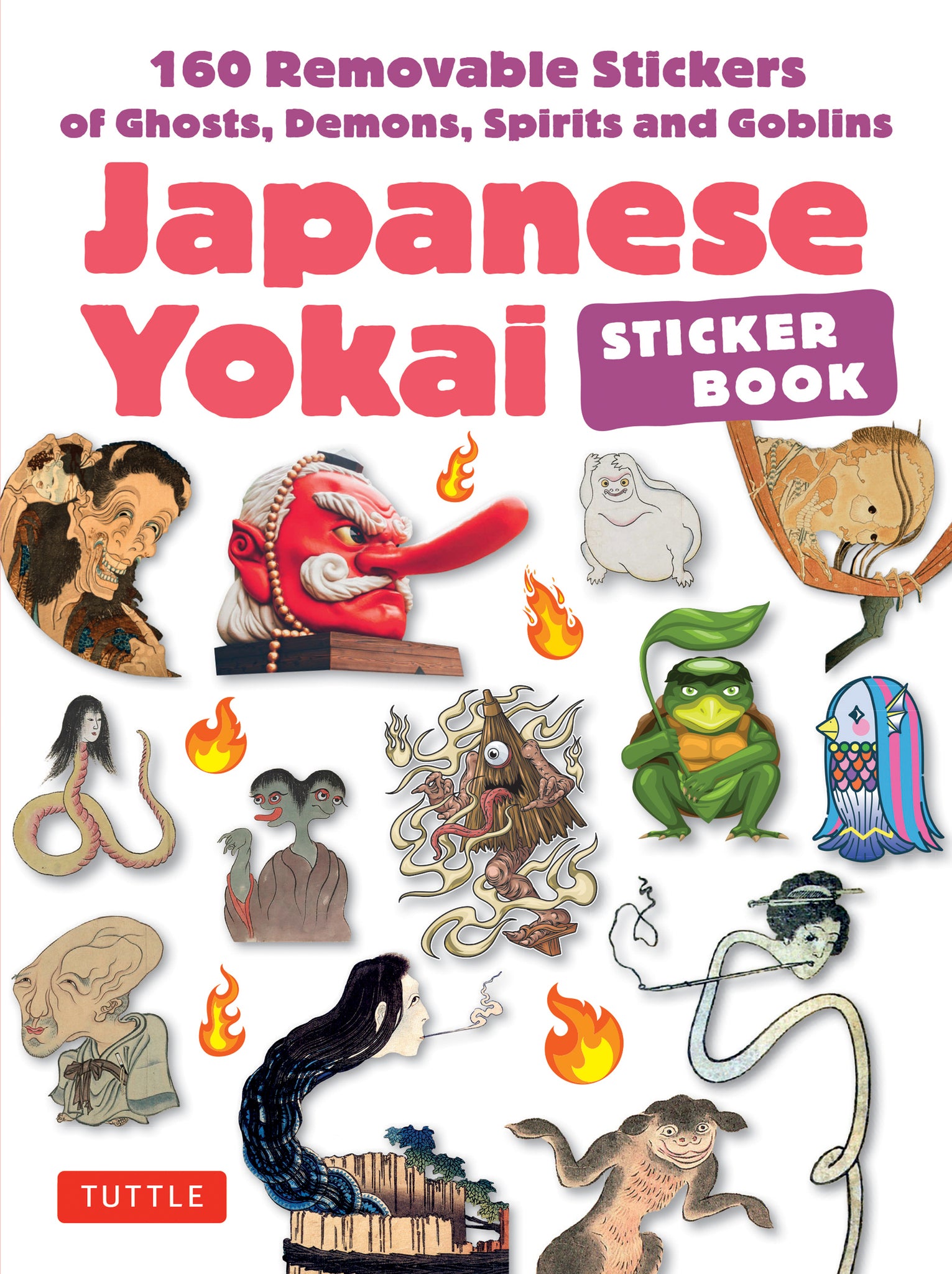 Cover image for Japanese Yokai Sticker Book ISBN 9780804858274